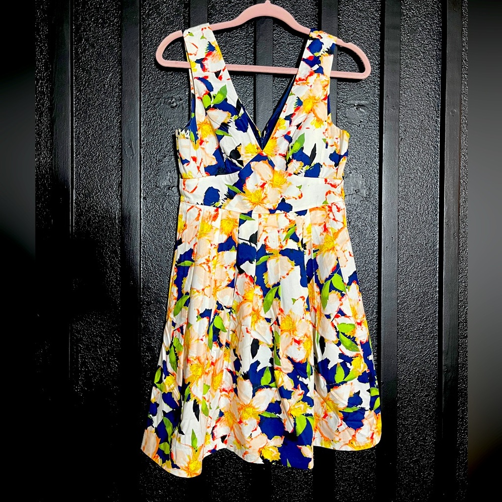 J.CREW Above Knee, Mini Floral Sleeveless Dresses for Women. Size 2